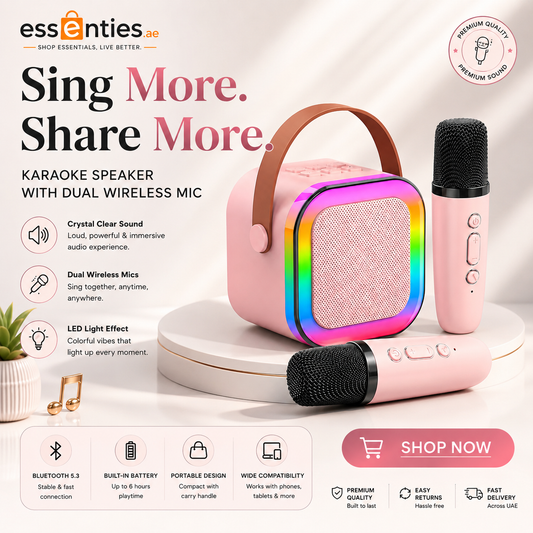 Dislocati Karaoke Machine 2 Microphones For Kids