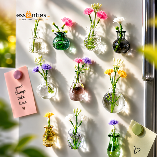 20Pcs Cute Mini Vase Magnets for Fridge