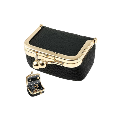 Mini Portable Jewel Box, Leather Jewelry Travel Case