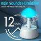 Cloud Humidifier with Remote Control, Waterfall Lamp