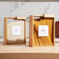 1Pc Solid Wood Food Storage Container | Side Transparent