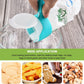 Pack of 4 sealing clips with Pourer, Snack dispenser,