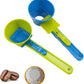 2PCS Funnel Protein Powder Scoop Anti-Spill Scoops