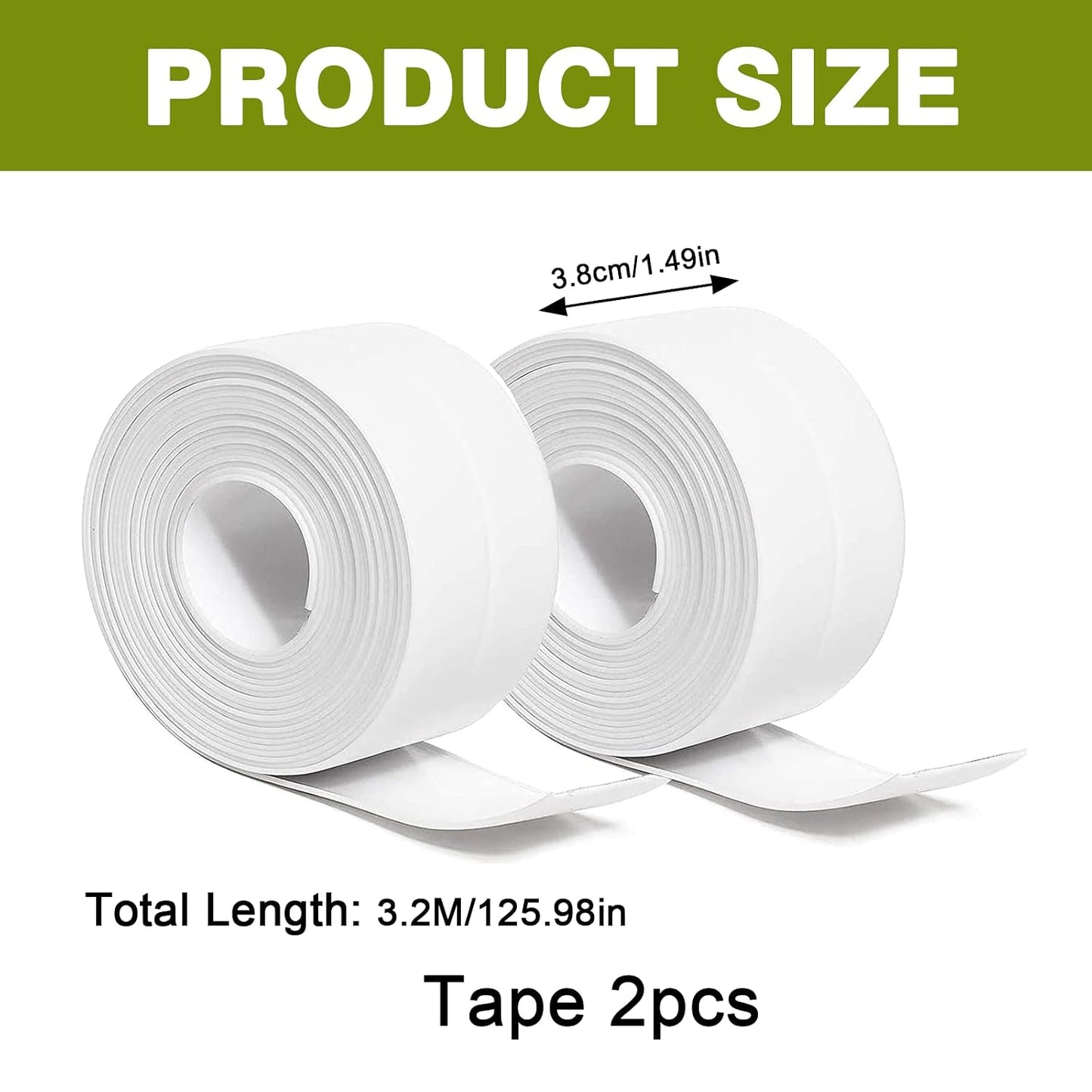 Heavy-Duty Self-Adhesive Waterproof Sealing Tape – 100 CM (2 Rolls)