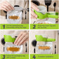 Pack of 4 sealing clips with Pourer, Snack dispenser,