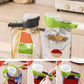 Pack of 4 sealing clips with Pourer, Snack dispenser,