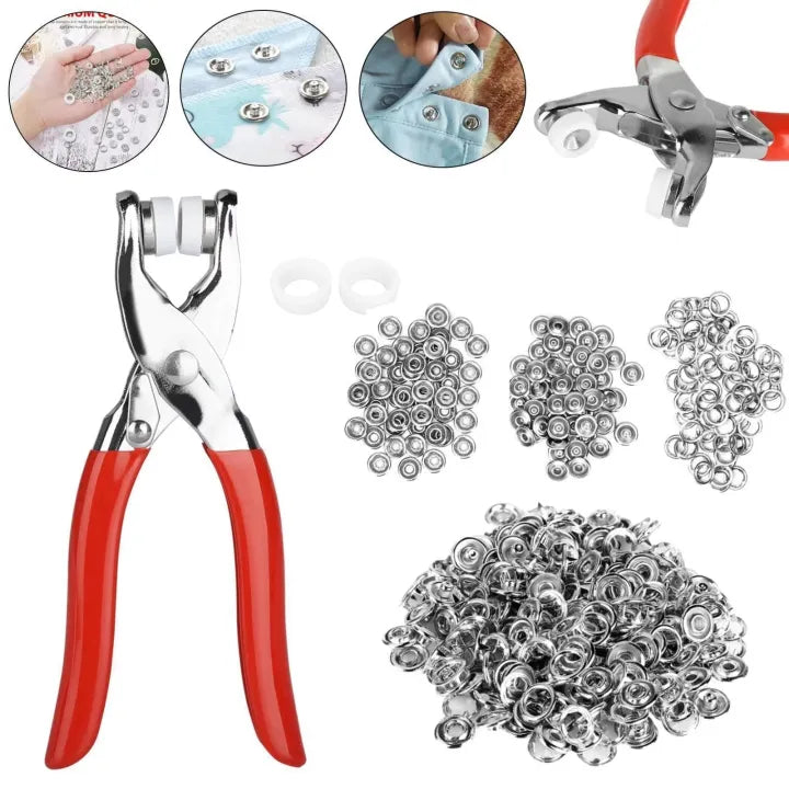 Five-claw Clip Stainless Steel Clamp Four-point Clip Clothing Button Installation Tool