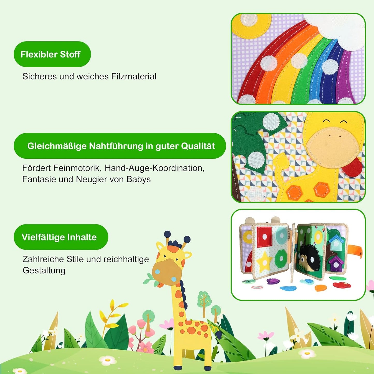 Busy Board book of activities for children