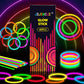 JIJI & CUI Glow Sticks, Eco-Friendly & Non-Toxic Party Supplies for Kids (100 Pieces)