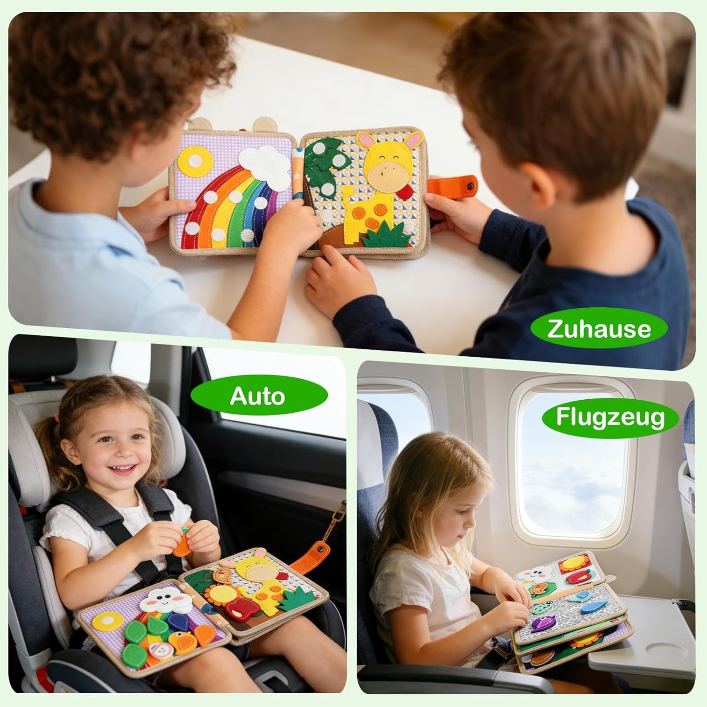 Busy Board book of activities for children