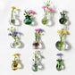20Pcs Cute Mini Vase Magnets for Fridge