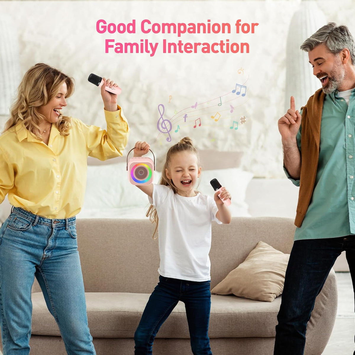 Dislocati Karaoke Machine 2 Microphones For Kids