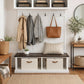 16-Pair Shoe Organizer for Closet, Adjustable Dividers