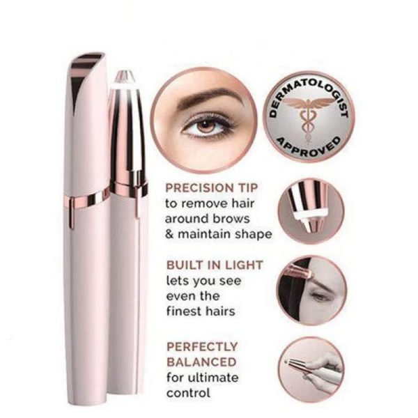 2-in-1 Electric Eyebrow & Nose Hair Trimmer