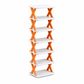 7-Tier Space-Saving Narrow Shoe Rack with Slanted Shelves