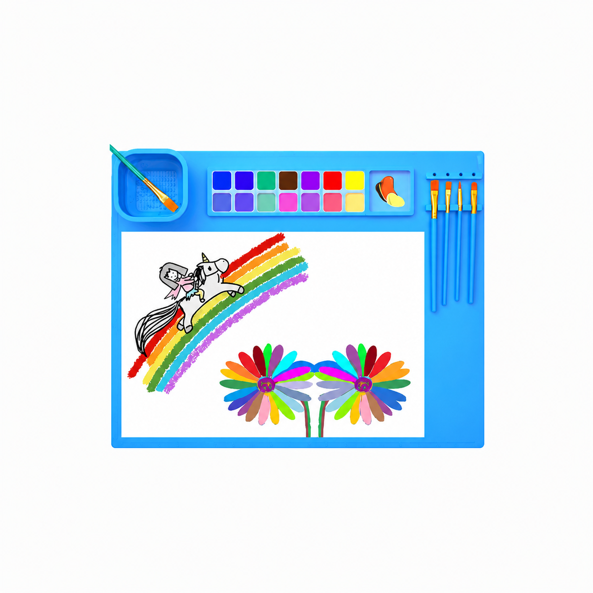 Silicone Painting Mat With Cup For Crafts