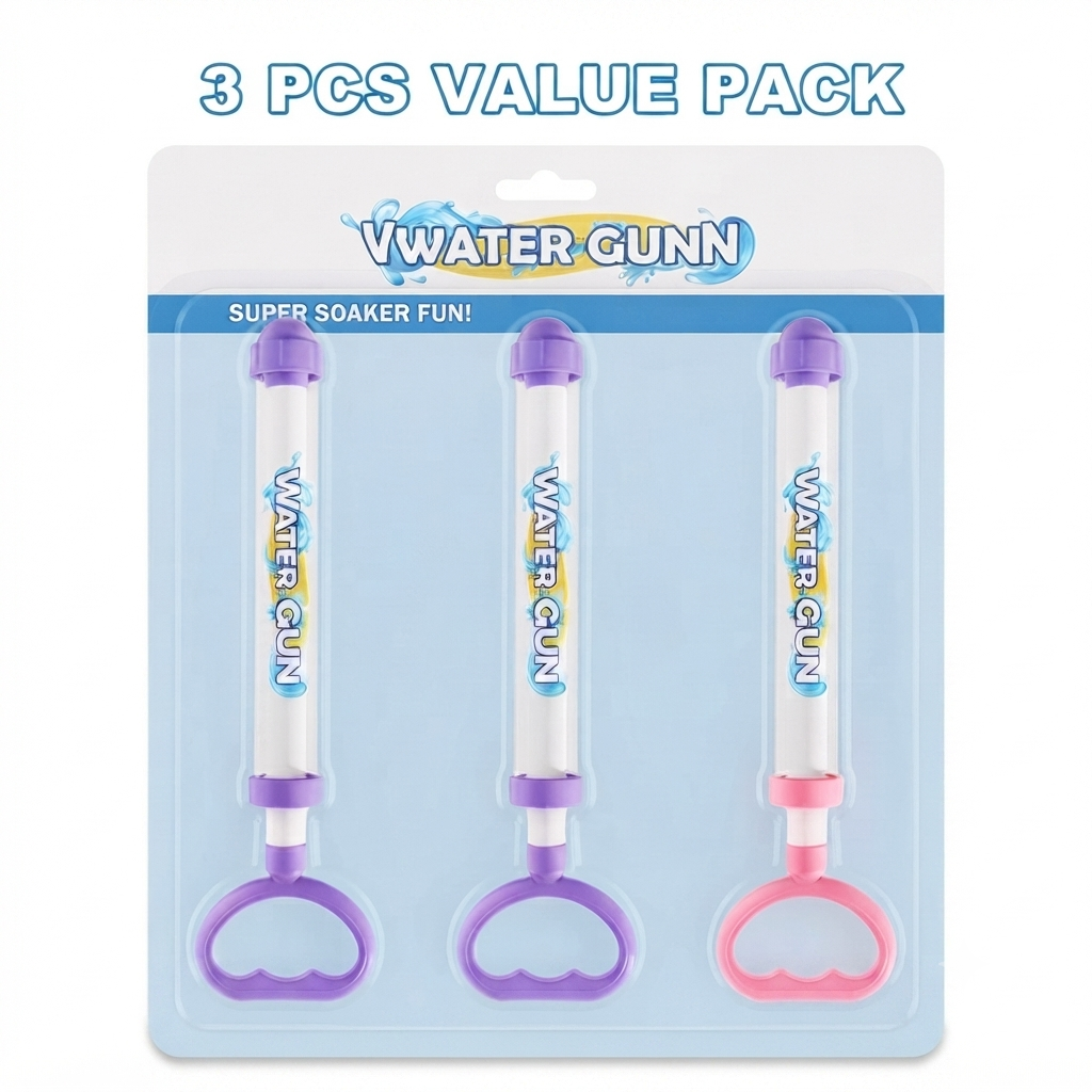Pack of 3 Children's Fireworks Water Spray Gun