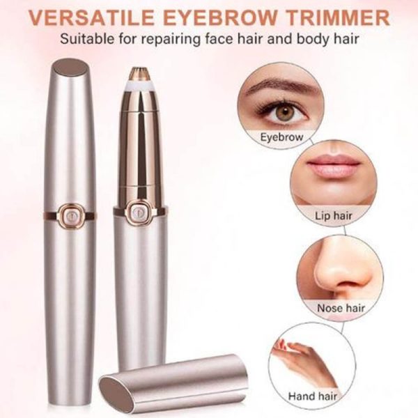 2-in-1 Electric Eyebrow & Nose Hair Trimmer