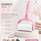 Fabric Lint Roller, Shredded Paper Roller, Replacement Brush Wheel for Paper, Sticky Lint for Clothes and Art Lint Remover Brush