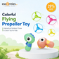 Colorful Flying Propeller Toy – Interactive Outdoor Chase & Catch Toy for Kids
