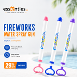 Pack of 3 Children's Fireworks Water Spray Gun