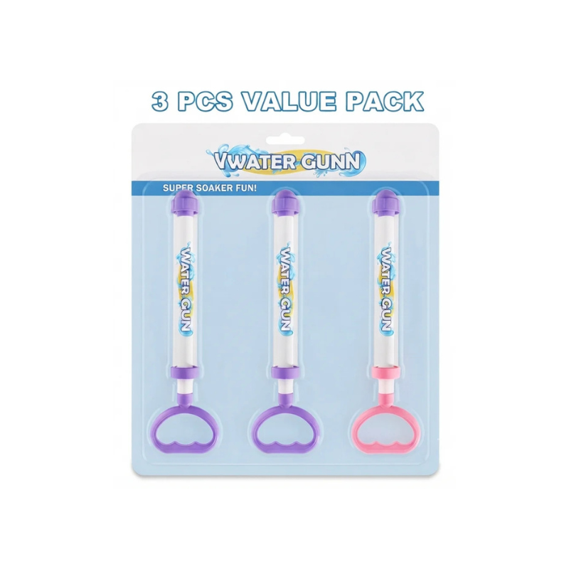 Pack of 3 Children's Fireworks Water Spray Gun