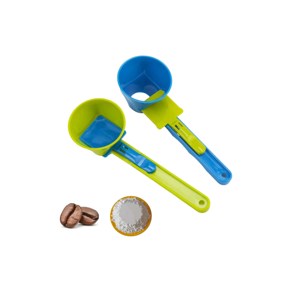 2PCS Funnel Protein Powder Scoop Anti-Spill Scoops