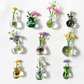 20Pcs Cute Mini Vase Magnets for Fridge