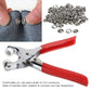 Five-claw Clip Stainless Steel Clamp Four-point Clip Clothing Button Installation Tool